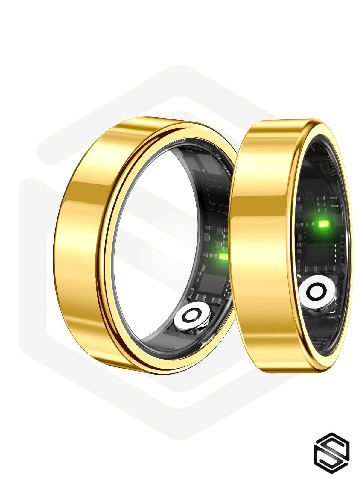 Ультратонкое Умное кольцо HerzRing Slim RJ Золото