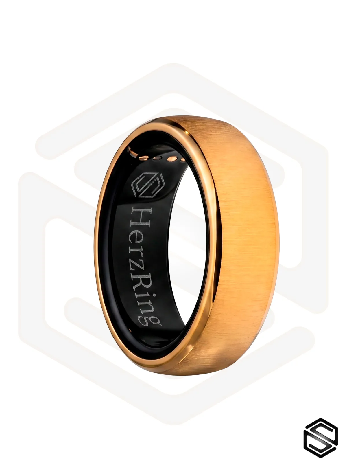 Умное Кольцо с Вибрацией HerzRing Impulse RW Тигровый глаз