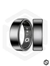 Умное кольцо с акцентом на сон HerzRing Classic SH черный (black)