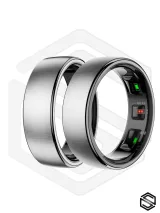 Тонкое Умное кольцо HerzRing Slim Pro c продвинутыми датчиками - серебро титан