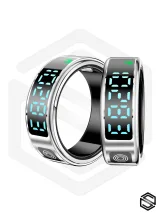 Умное кольцо с экраном и сенсорами HerzRing Vision RJ серебро