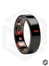 Умное кольцо с сахаром, давлением и анализом крови HerzRing Stazis Slim - черное