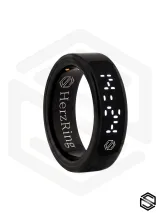 Умное Кольцо с Экраном & Уведомлениями и Вибрацией HerzRing Vision RW+ Обсидиан
