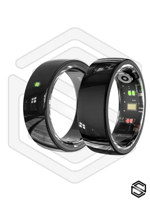 Умное кольцо со управлением и уведомленями HerzRing Touch NFC черный
