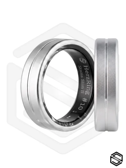 Умное кольцо HerzRing Stazis Slim II - титан