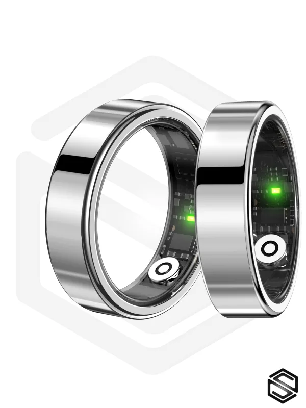 Ультратонкое Умное кольцо HerzRing Slim RJ Серебро