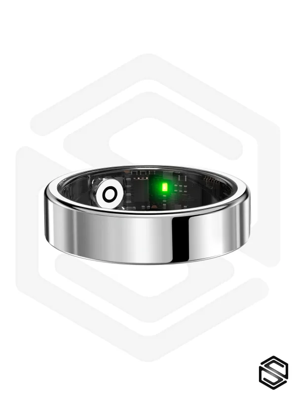 Ультратонкое Умное кольцо HerzRing Slim RJ Серебро