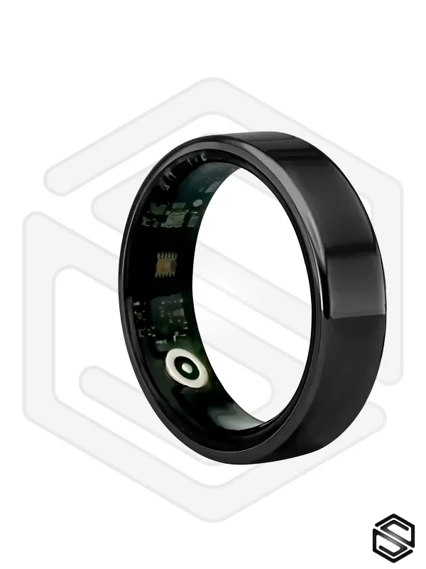 Тонкое Умное кольцо HerzRing Slim RL Черное