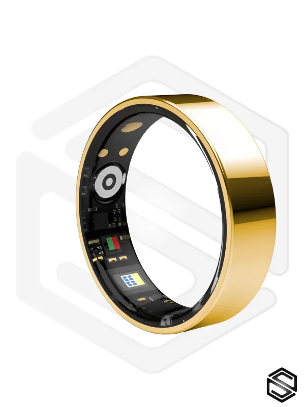 Тонкое Умное кольцо HerzRing Slim SH Золото