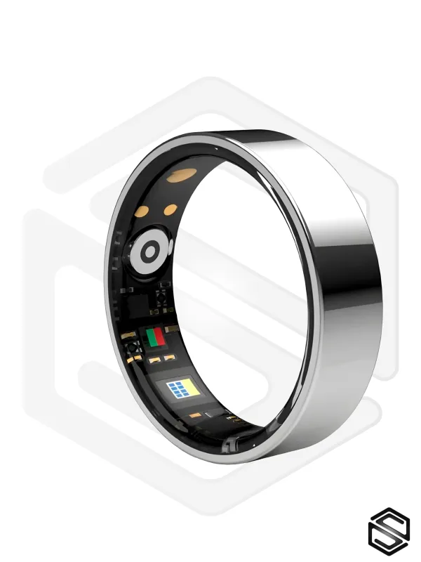 Тонкое Умное кольцо HerzRing Slim SH Серебро