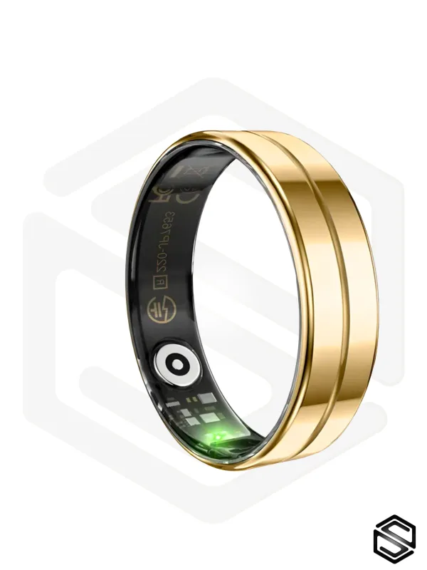 Умное кольцо с жестами HerzRing Slim Sport - античное золото
