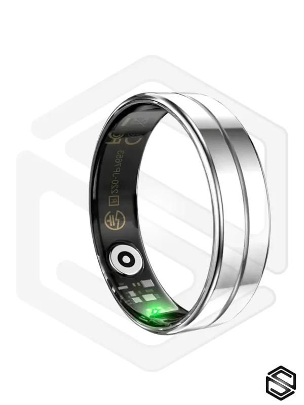 Умное кольцо с жестами HerzRing Slim Sport - титан серебро