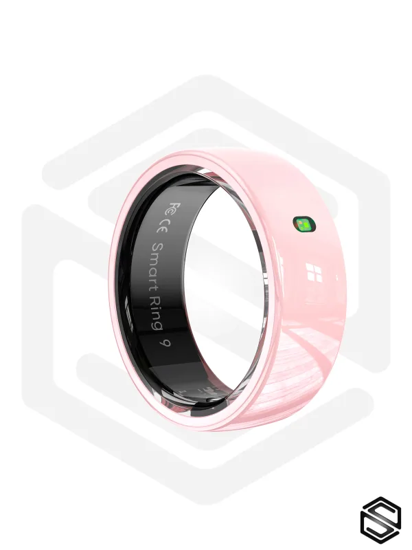 Умное кольцо со управлением и уведомленями HerzRing Touch NFC розовый