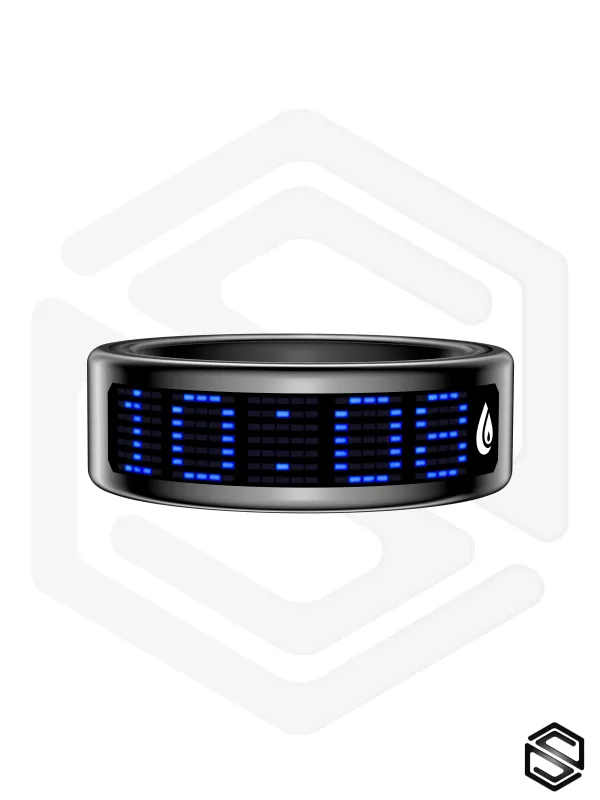 Умное кольцо с экраном &amp; уведомлениями HerzRing Vision RW 2 обсидиан (black)